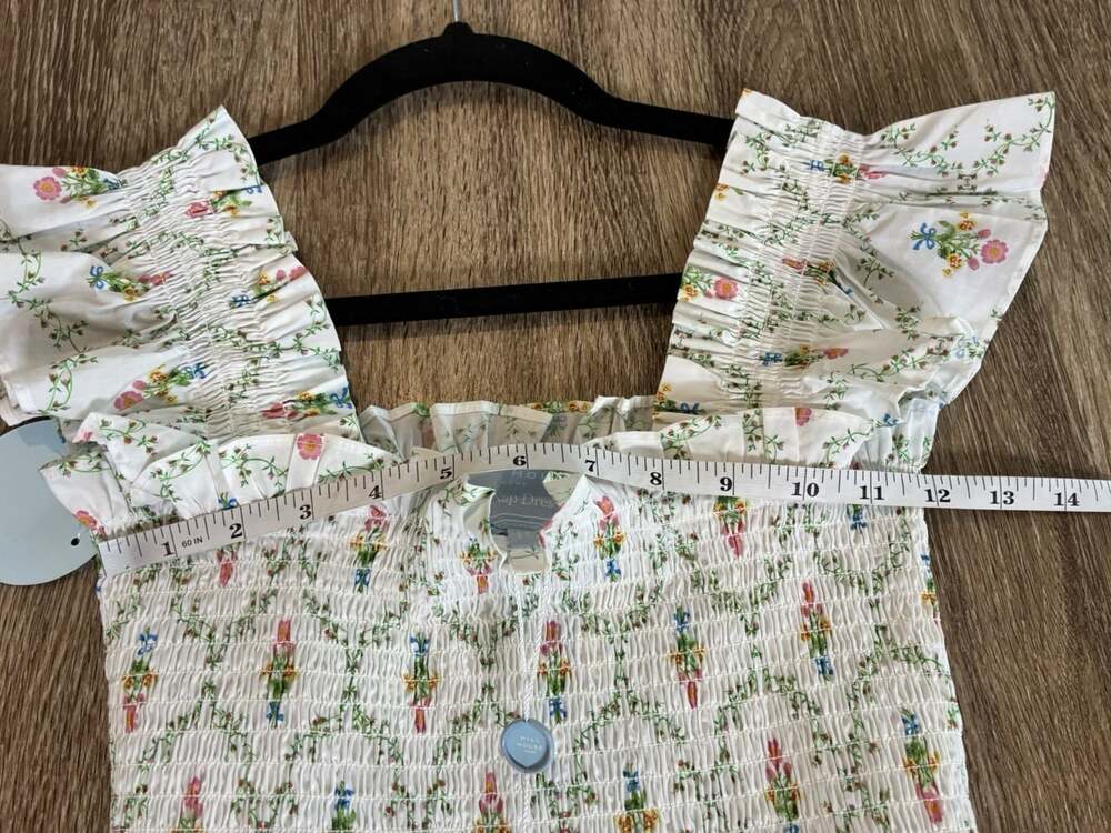 Hill House NWT The Ellie Nap Dress in Pastel Trellis Size Small - Picture 8 of 9